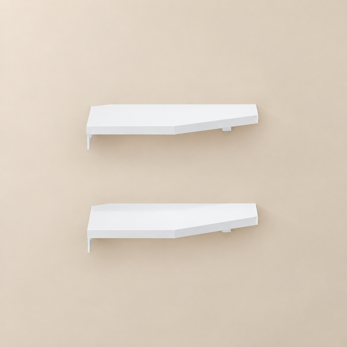 Hexagon Corner Floating Shelves – Set of 2
